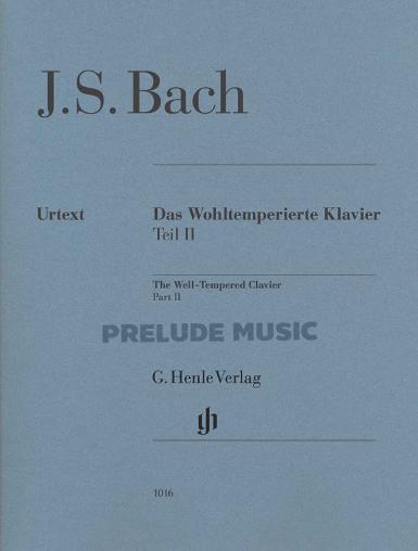 J.S.Bach The Well-Tempered Clavier Part II BWV 870-893