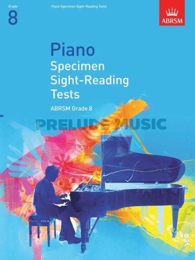 ABRSM Piano Specimen Sight Reading Tests: From 2009 (Grade 8)
