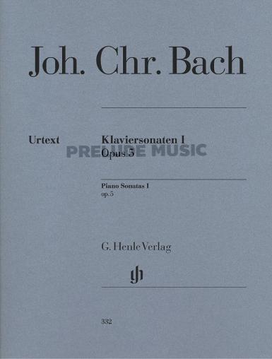 Joh.Chr.Bach Piano Sonatas, Volume I op. 5