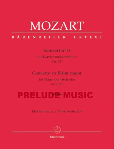 Mozart Concerto for Piano and Orchestra no. 27 B-flat major K. 595