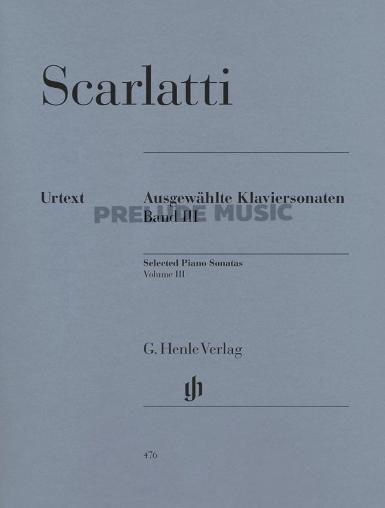 Scarlatti Selected Piano Sonatas, Volume III