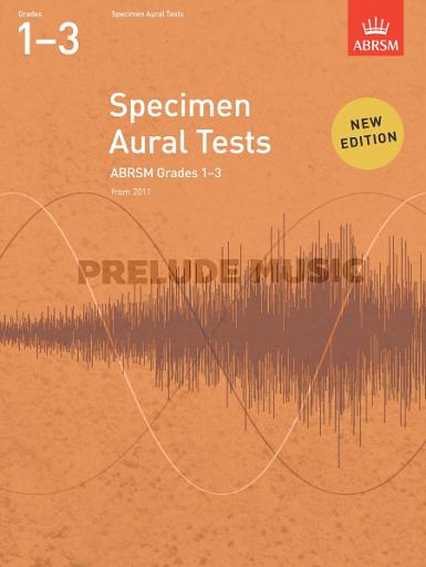 ABRSM Specimen Aural Tests - Grades 1-3