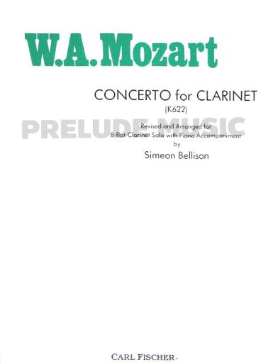 W.A.Mozart Concerto for Clarinet In Bb, K 622