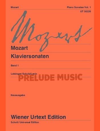 Wolfgang Amadeus Mozart Sonatas for piano