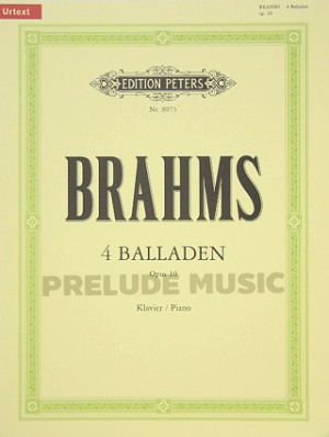 Brahms 4 Ballades Op.10