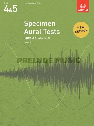 ABRSM Specimen Aural Tests - Grades 4-5