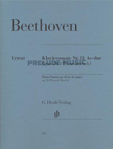 Beethoven Piano Sonata no. 12 A flat major op. 26