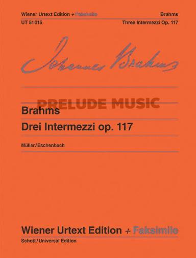 Brahms Three Intermezzi for piano op. 117