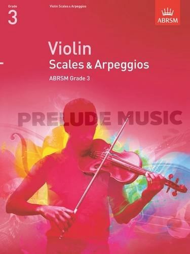 ABRSM Violin Scales & Arpeggios Grade 3from 2012