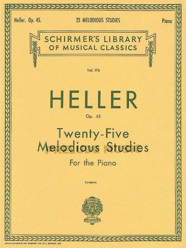 Heller Twenty-Five Melodious Studies Op.45 (Complete)