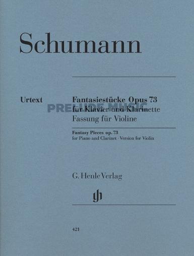 Schumann Fantasy Pieces op. 73 for Piano and Clarinet
