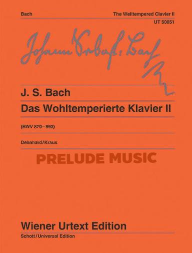 J.S.Bach The Well Tempered Clavier BWV 870-893 Teil II