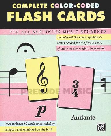 COMPLETE COLOR-CODES FLASH CARDS