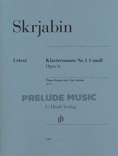 Scriabin Piano Sonata no. 1 f minor op. 6