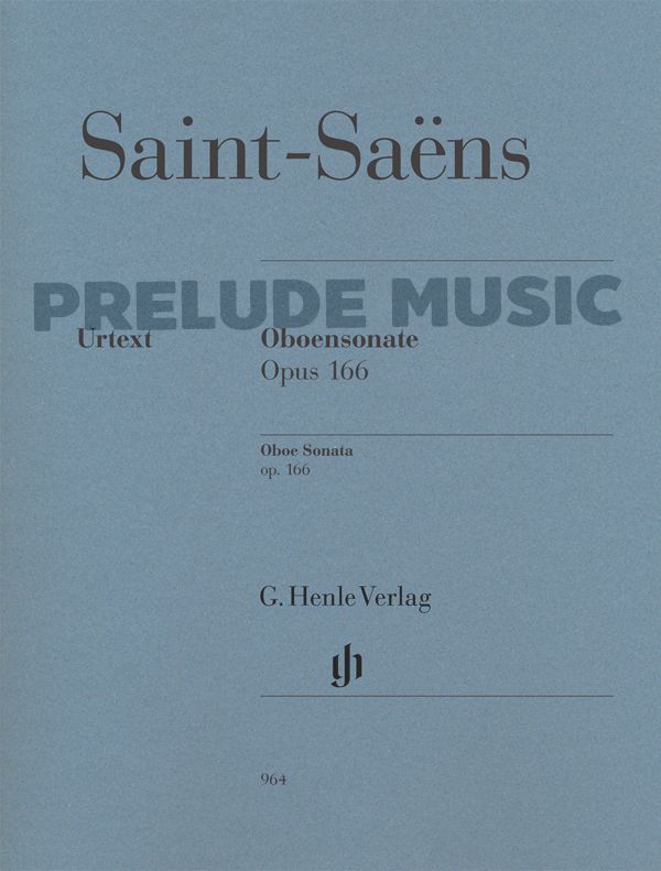 Saint-Saens: Oboe Sonata Op.166 (Urtext)