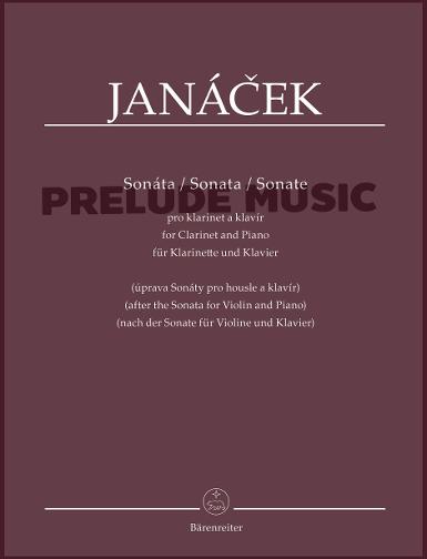 Jan?cek, Sonata for Clarinet and Piano