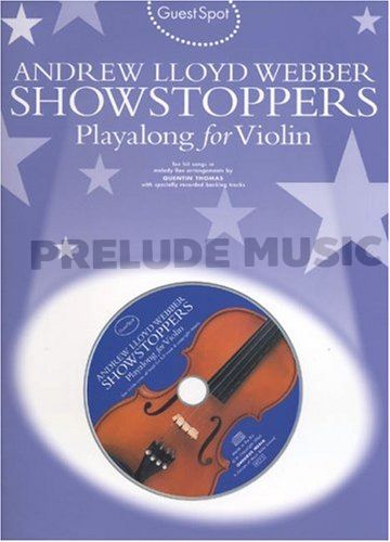 GUEST SPOT: ANDREW LLOYD WEBBER SHOWSTOPPERS PLAYALONG FOR VIOLIN