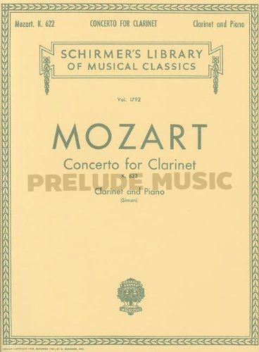 MOZART Clarinet Concerto in Bb Major, K. 622