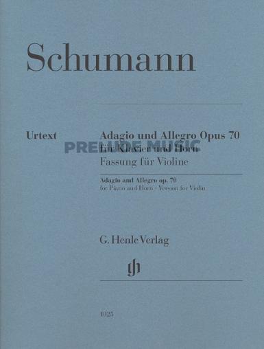 Schumann Adagio and Allegro op. 70 for Piano and Horn