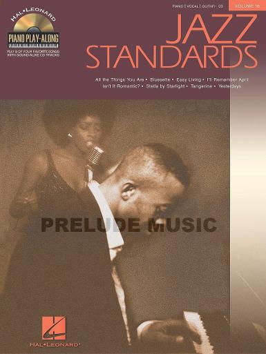 Piano Play-Along Volume 18 Jazz Standards
