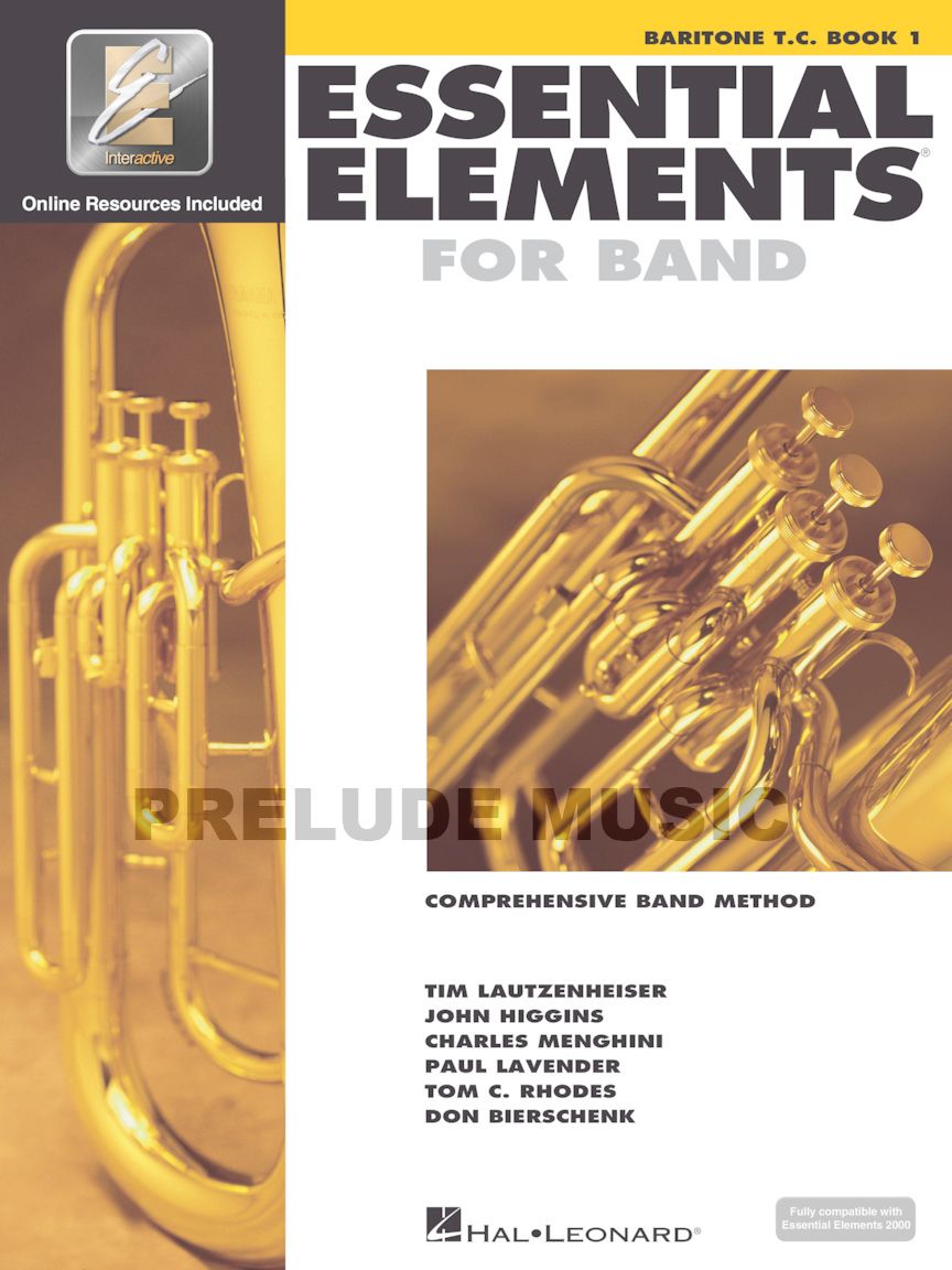 Essential Elements for Band � Baritone T.C. Book 1 with Eei