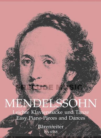 Mendelssohn Easy Piano Pieces and Dances
