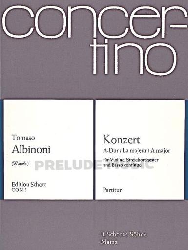 Albinoni Concerto in A Major