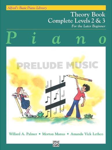 Alfred's Basic Piano Library: Theory Book Complete 2&3
