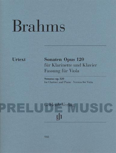 Brahms Sonatas for Piano and Clarinet op. 120