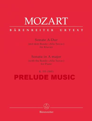 Mozart Sonata for Piano A major K. 331 (300i)