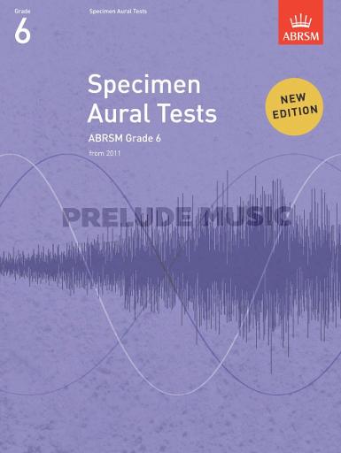 ABRSM Specimen Aural Tests - Grades 6