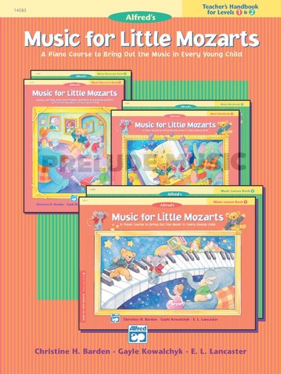 Music for Little Mozarts: Teacher's Handbook for Books 1 & 2