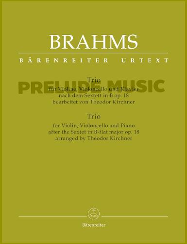Brahms, Trio for Violin, Violoncello and Piano