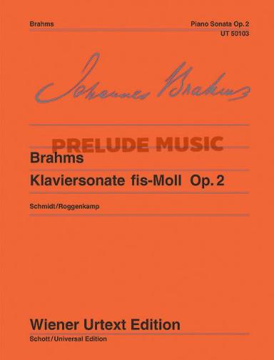 Brahms Piano Sonata - F minor for piano op. 2