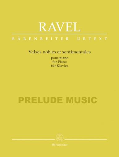 Ravel Valses nobles et sentimentales for Piano