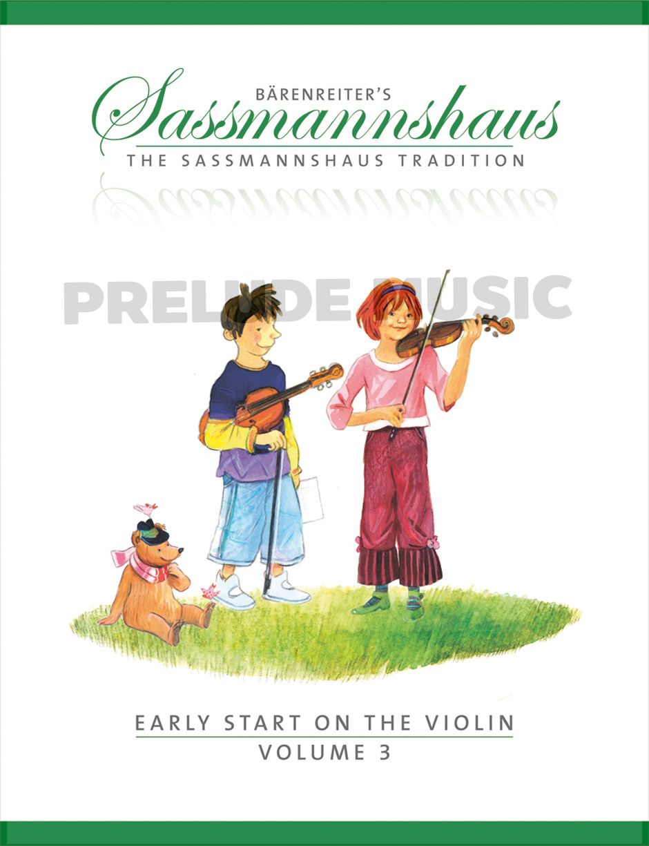 Sassmannshaus Early Start on the Violin Vol.3