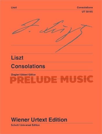Liszt Consolations for piano