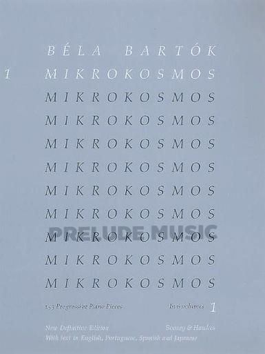 B?la Bart?k Mikrokosmos Volume 1