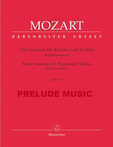 Mozart Four Sonatas for Violin and Piano