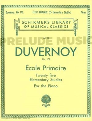 Duvernoy Ecole Primaire (25 Elementary Studies), Op. 176