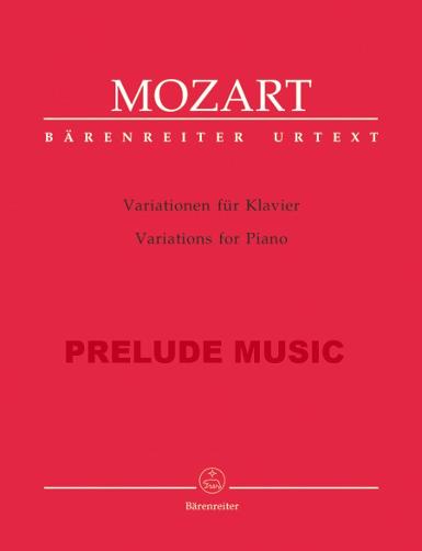Mozart Variations for Piano
