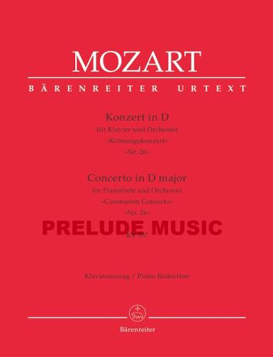 Mozart Concerto for Pianoforte and Orchestra no. 26 D major K. 537 "Coronation Concerto"