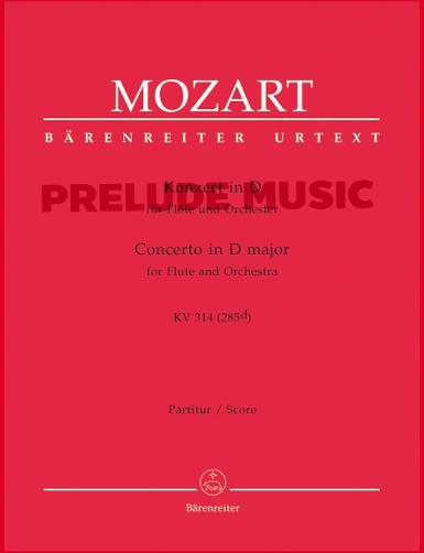 Mozart, Wolfgang Amadeus ConcertoD major K. 314 (285d)