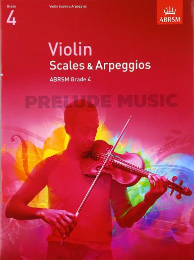 ABRSM Violin Scales & Arpeggios Grade 4from 2012