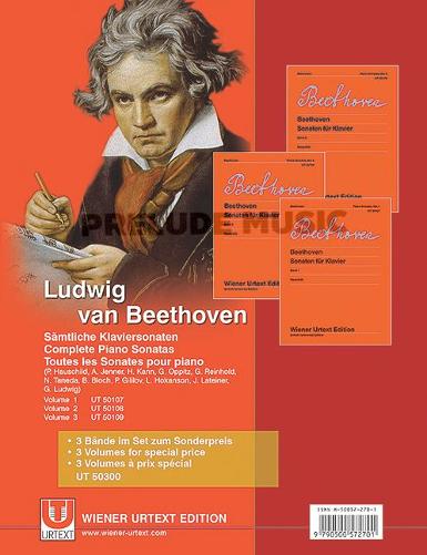 Beethoven Complete Piano Sonatas (op. 2 - op. 111) Volumes 1-3