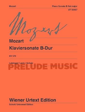 Mozart Sonata - Bb major for piano KV570