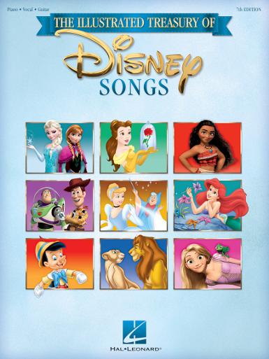 THE ILLUSTRATED TREASURY OF DISNEY SONGS 7TH EDITION